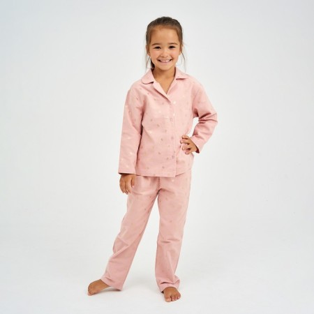 Pajama nursery from a flannel (shirt, trousers) KAFTAN "Dandelions", height 110-116, pink