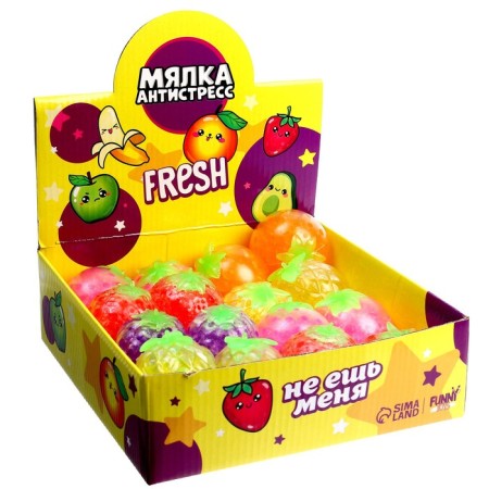 Anthistress Mick "Fruit", with a hydrogel, the color of mix, in a showbox-7