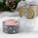 New Year! Kapron tape "Snowflakes", 40 mm × 23 ± 1 m, gray/white color