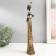 Souvenir Polystone "African in a golden dress" 31.5x8x5.5 cm