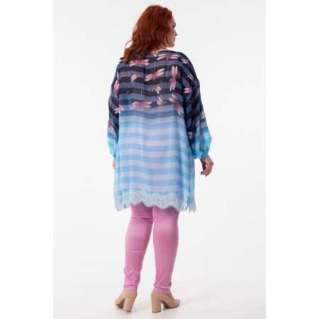 Female trousers, size 60, pink color-3