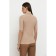 Women's turtleneck with short sleeve Eliseeva Olesya, size 54, beige color