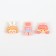 A set of plastic badges "Tusi is always bright", 3 pcs, 2.2 x 2 cm