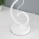 Lamp table Marcel 1x15W E14 18x18x42cm White/Orange Risalux