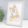Photo frame plastic "reed" 15x21 cm, white krakelyur