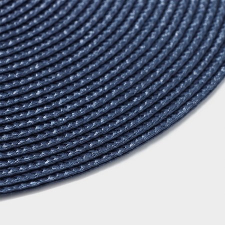 Serving napkin on the table "Loft", d = 38 cm, blue color-1