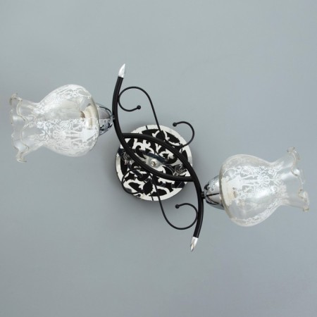 Trioni chandelier 2 lamps 40W E27 Chrome-black 51x31x29-3