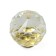Handle button Cappio "Diamond", glass, d = 40 mm