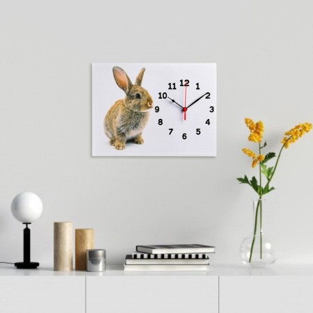 Carty watch wall-mounted "hare", smooth move, 30 x 40 cm, 1 aa-2