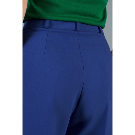 Women's trousers with a section of Eliseeva Olesya, size 44, blue color-5
