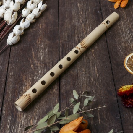 Musical instrument bamboo "Light flute" 30x1.8x1.8 cm-1