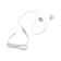 Nagnels byz S873, wired, inserts, 3.5 mm, 1.2 m, white