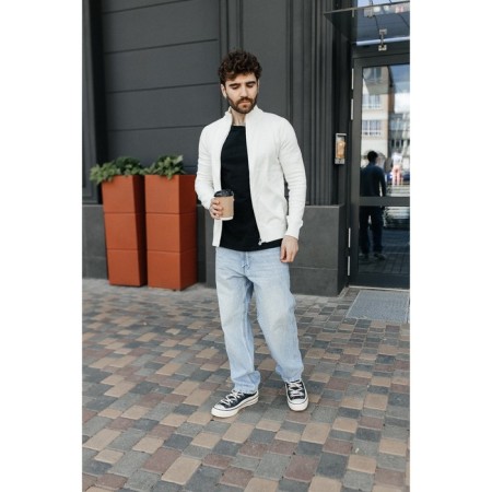 Jumper male ise, size 54, white color-3