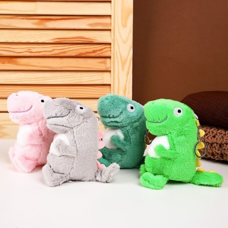 Soft toy "Dragon" on a key chalk, 14 cm, color mix-4