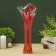 VAZA "Wave" 28 cm, red-Margance