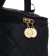 Female bag 16.5*9*10.5 department with a zipper, black