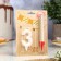Candle in the cake "Gran + Fountain", number "3", pearl, 6.5 cm