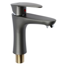 Zein Z3660 shell mixer, single-leaf, pour height 12 cm, ABS plastic, graphite