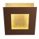 Wall lamp Mantra Dalia, Led, 1260lm, 3000k, 180x63x180 mm, brown color