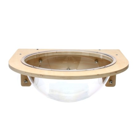 Gamak for a cat on a window, 40*40.5*15 cm, weight up to 8 kg, transparent-3