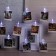Garland “thread” 4.5 m with nozzles “clothespins”, IP20, transparent thread, 20 LED, white glow, 220 V