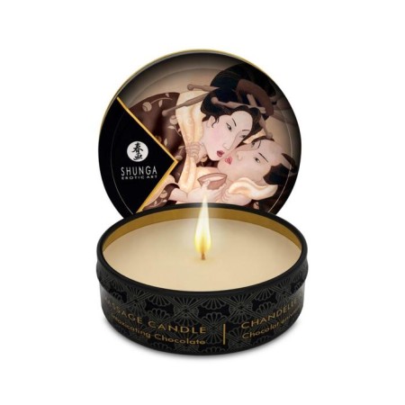 Candle - aromaticoma for Shunga massage "Drunk chocolate", 30 ml-3