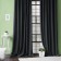 Set of curtains "Jerry", size 140 x 270 cm - 2 pcs, grab - 2 pcs, color wet asphalt