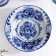 Plate - bowl, half -support, 17 × 17 × 5 cm, 0.5 l, gzhel