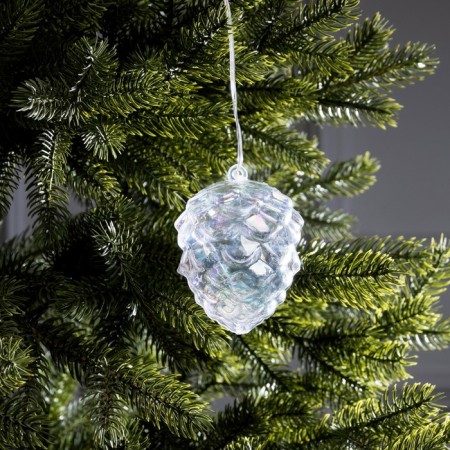 Christmas tree toy LED "bump", 10x8 cm, 5 LED, AAX2 batteries (not included), glow warm white-1