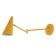 Sconces "centrick" E27 yellow 61x12x10 cm