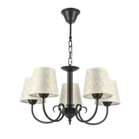 Suspended EVOLUCE lamp. Sle120303-05. Rimento. 5x40 watts, E14, 58x58x30 cm, dark -gray color-5