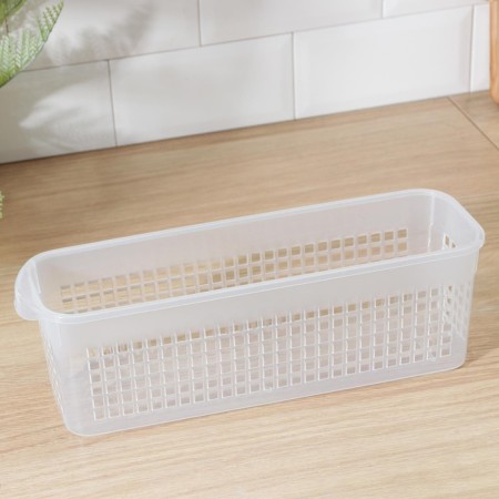 Basket for storage of the deed, 37.5 × 10.5 × 12 cm, the color is transparent-3