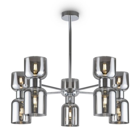 Suspended lamp Freya Fr5203PL-10CH1 SAVIA, 700x700x510 mm, E27, 10x60W, chromium color-3