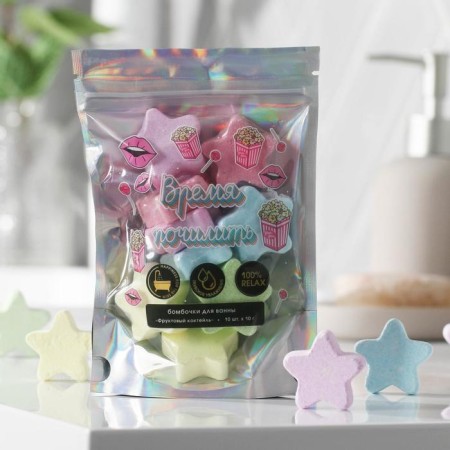 Gift set of cosmetics "Devil", bombs for a bathtub 10 x 10 g, Beauty Fox
