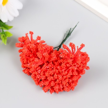 Flowers for decorating "cloud" red 1 bouquet = 12 colors 8 cm-1
