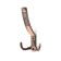 Hook furniture tundra TKT001, three -rod, copper