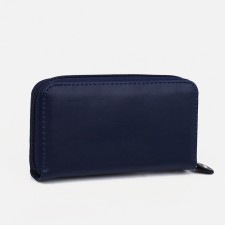 Women's wallet with lightning, blue color