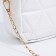 Bag Cross-Bodi with a zipper, white color