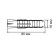 Tundra dowel, type T, spacer, polypropylene, 16x80 mm, 150 pcs