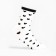 Women's socks, white color, size 36-40