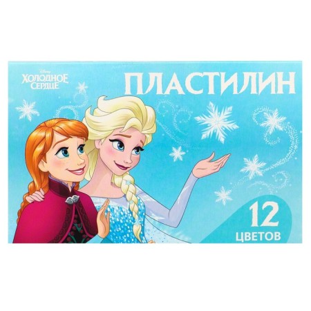 Plasticine 12 colors 180 g "Elsa and Anna", cold heart-4
