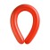 Latex Twisting ball 350 ", standard, set 10 pcs., Red color