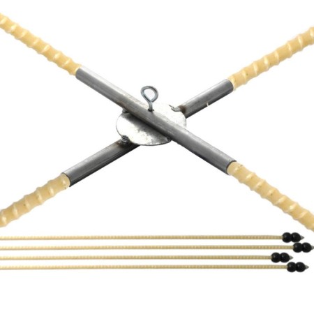 Lift assembled, fiberglass, arcs, without mesh, d = 8 mm, 150x150 cm