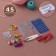 Knitting set, 45 items, in case