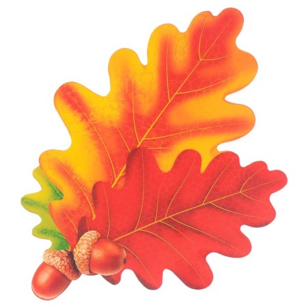 Poster "Oak leaves" 25x20 cm