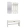 Mange with a mirror fuzhen, 860x215x880, white frame
