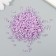 A set of plastic beads "Astra", 3 mm, 20 g, lilac