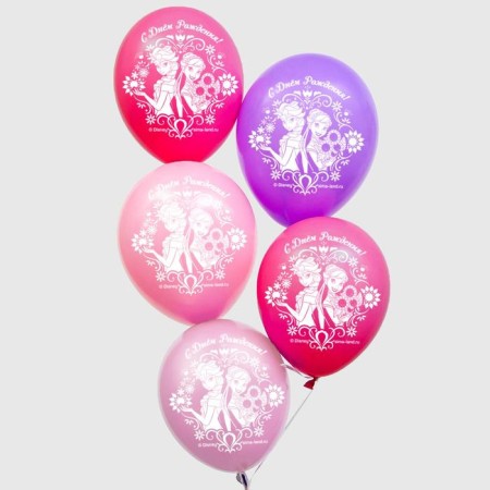 Airy ball "Happy Birthday!", 12 inch, latex, 25 pieces, cold heart-4