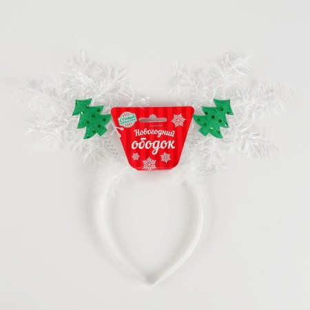 Carnival rim "Snowflake with Christmas trees"-2