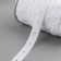 Braid with buttons, 25-25 mm, 17 mm × 45 ± 1 m, white color